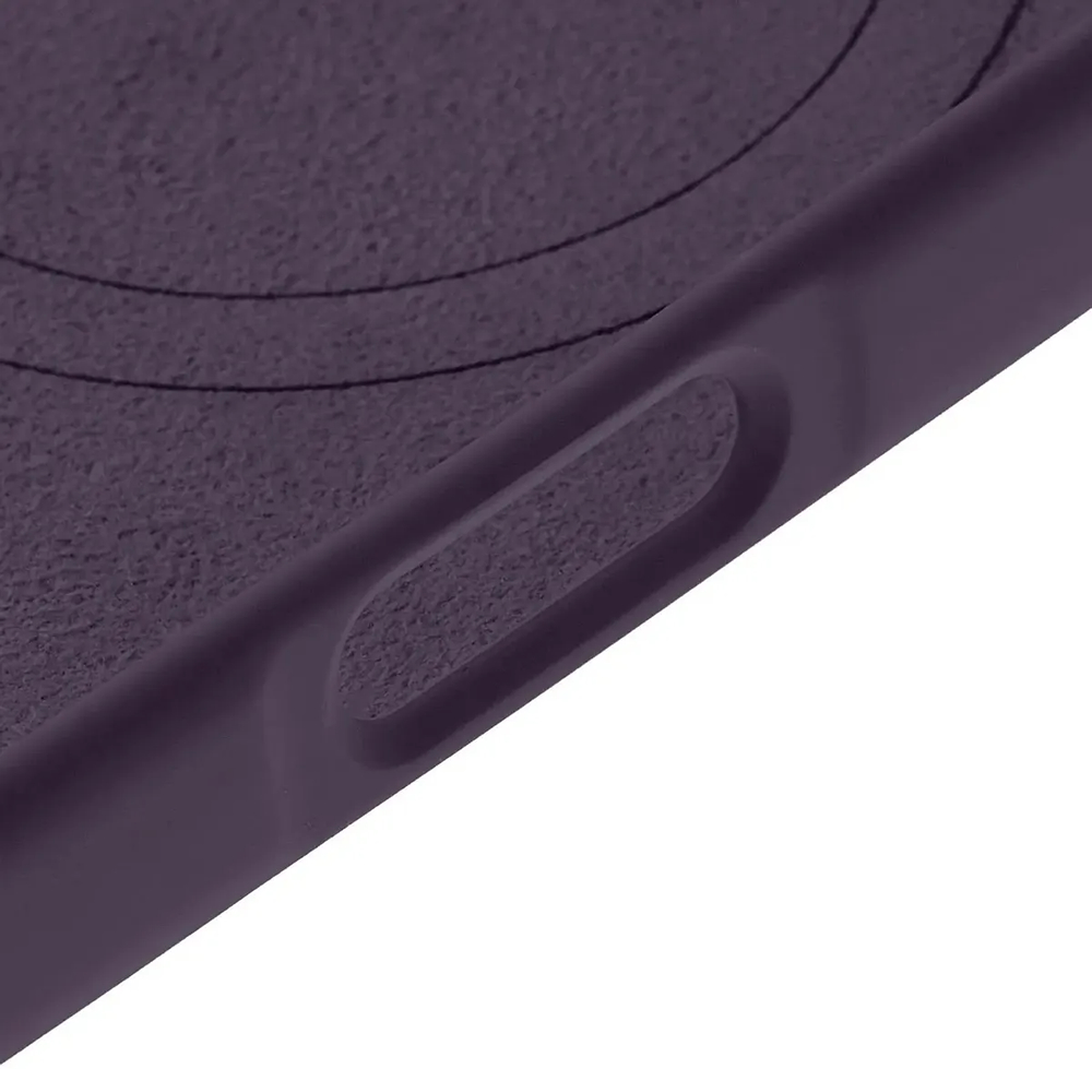 Чехол защитный uBear Touch Mag Case iPhone 16 Pro Max, софт-тач, темно-фиолетов